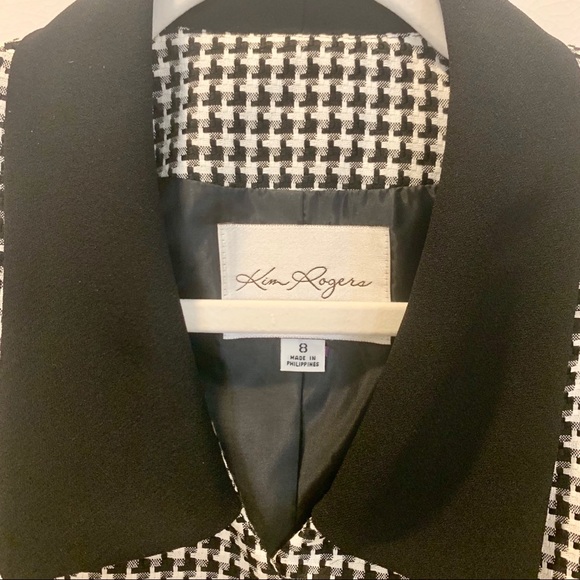 Kim Rogers Houndstooth Suit Jacket - Picture 6 of 8